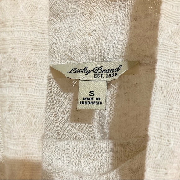 Lucky Brand Oatmeal Off White Turtleneck Size Small S - Picture 4 of 8